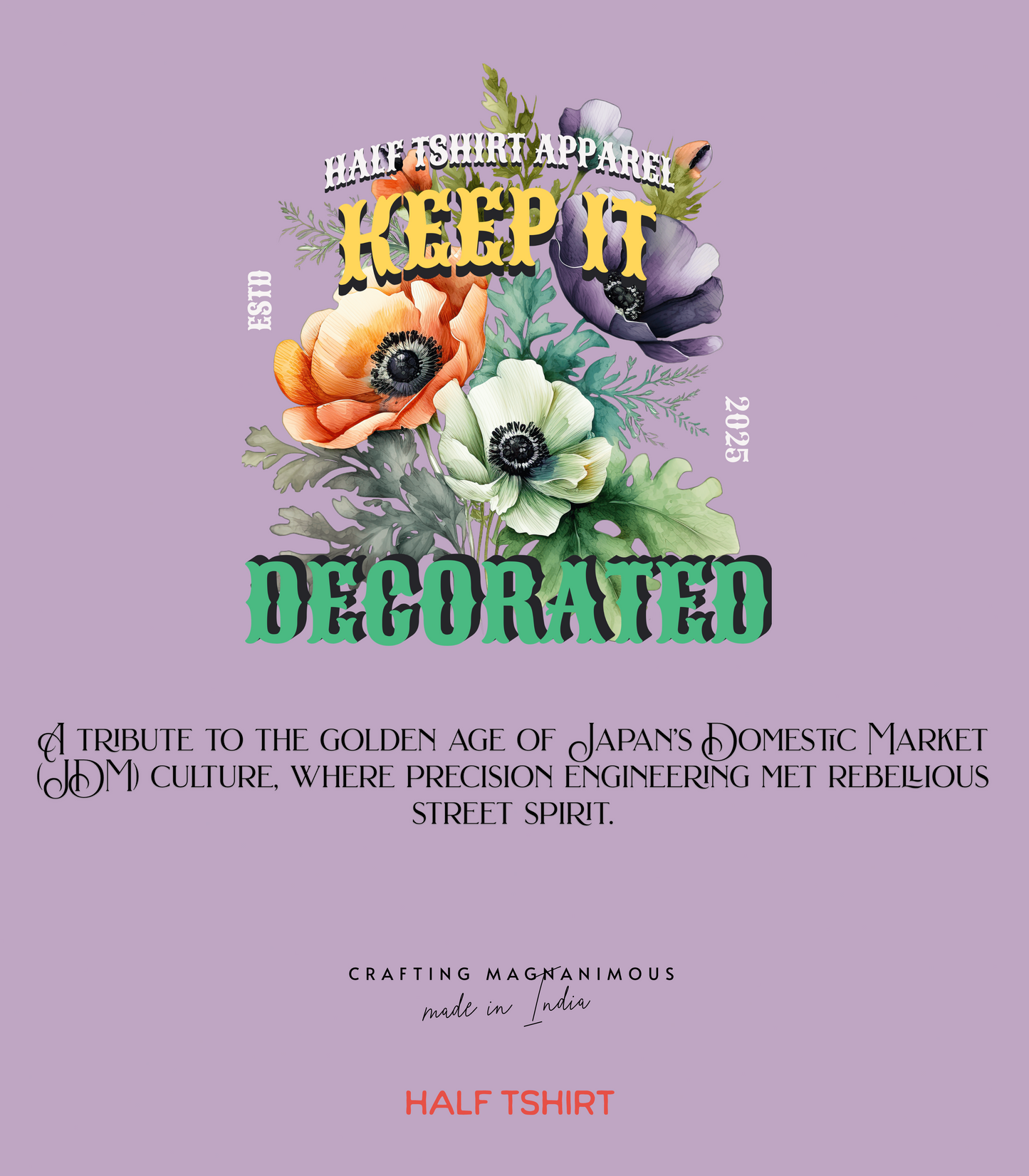 Keep It Decorated | Regular Fit ☆ Levender shade