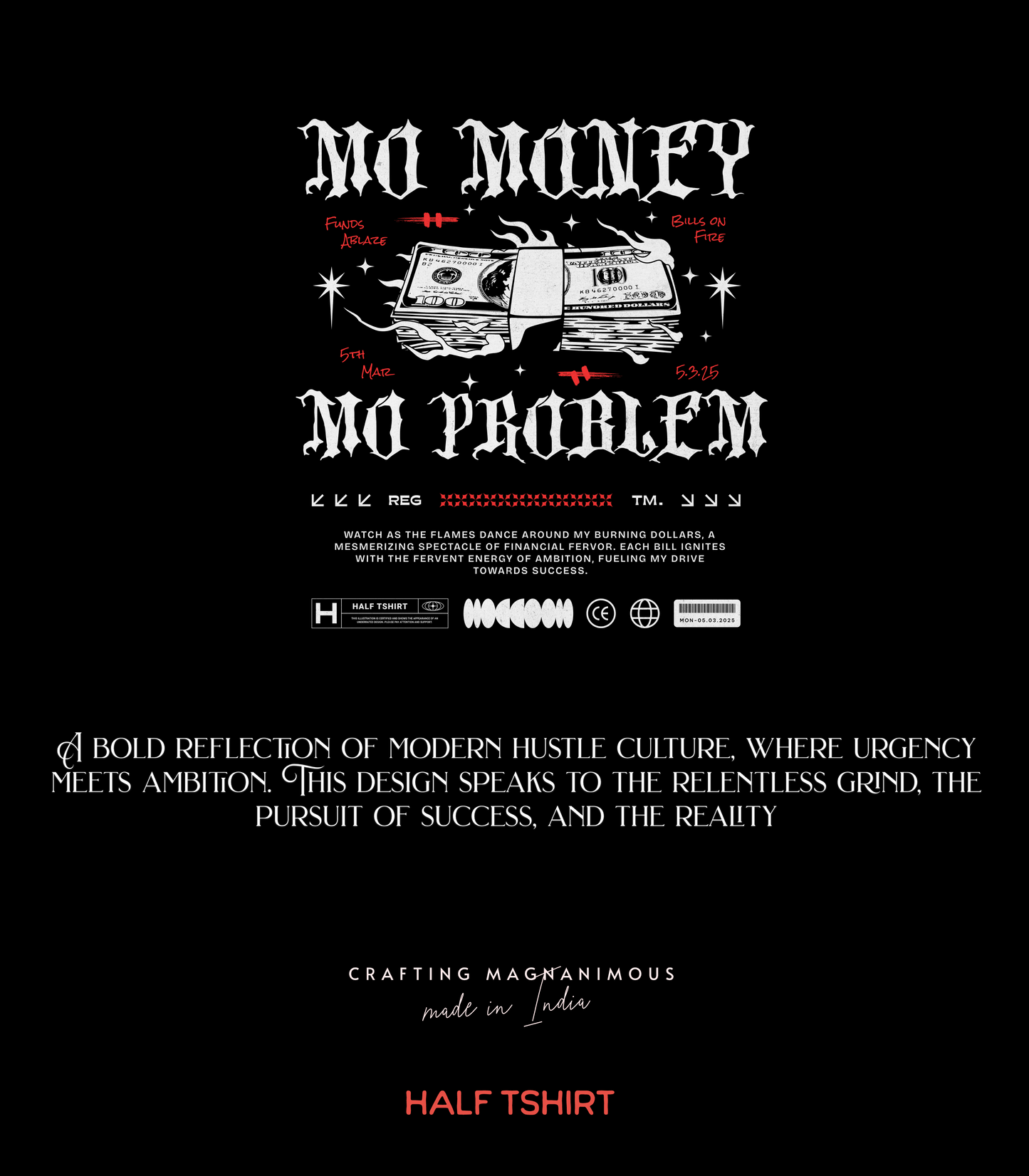 Mo Money, Mo Problem | Regular Fit ♧ Black tint