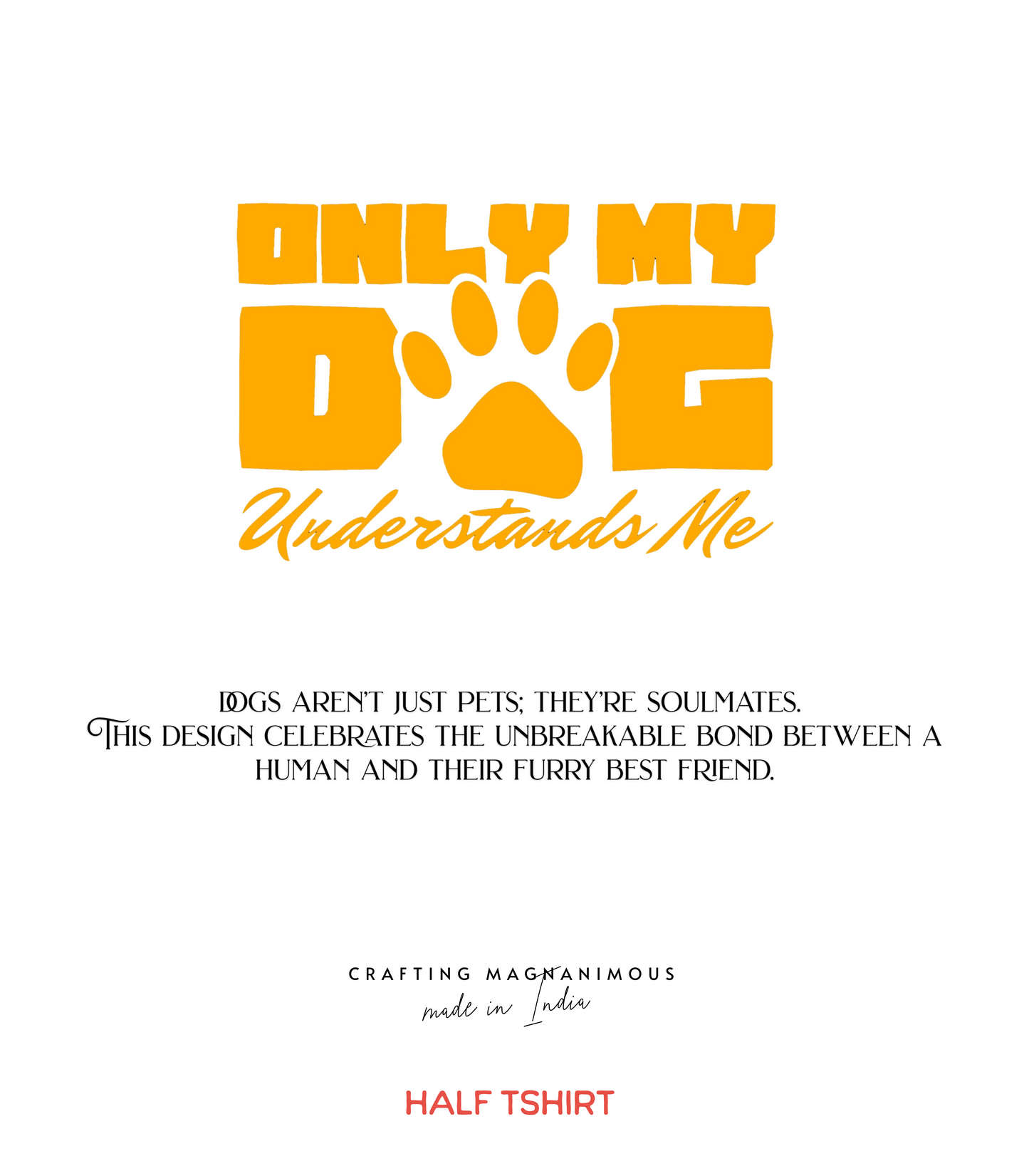Only My Dog Understands Me | Regular Fit ♤ Sky blue shade