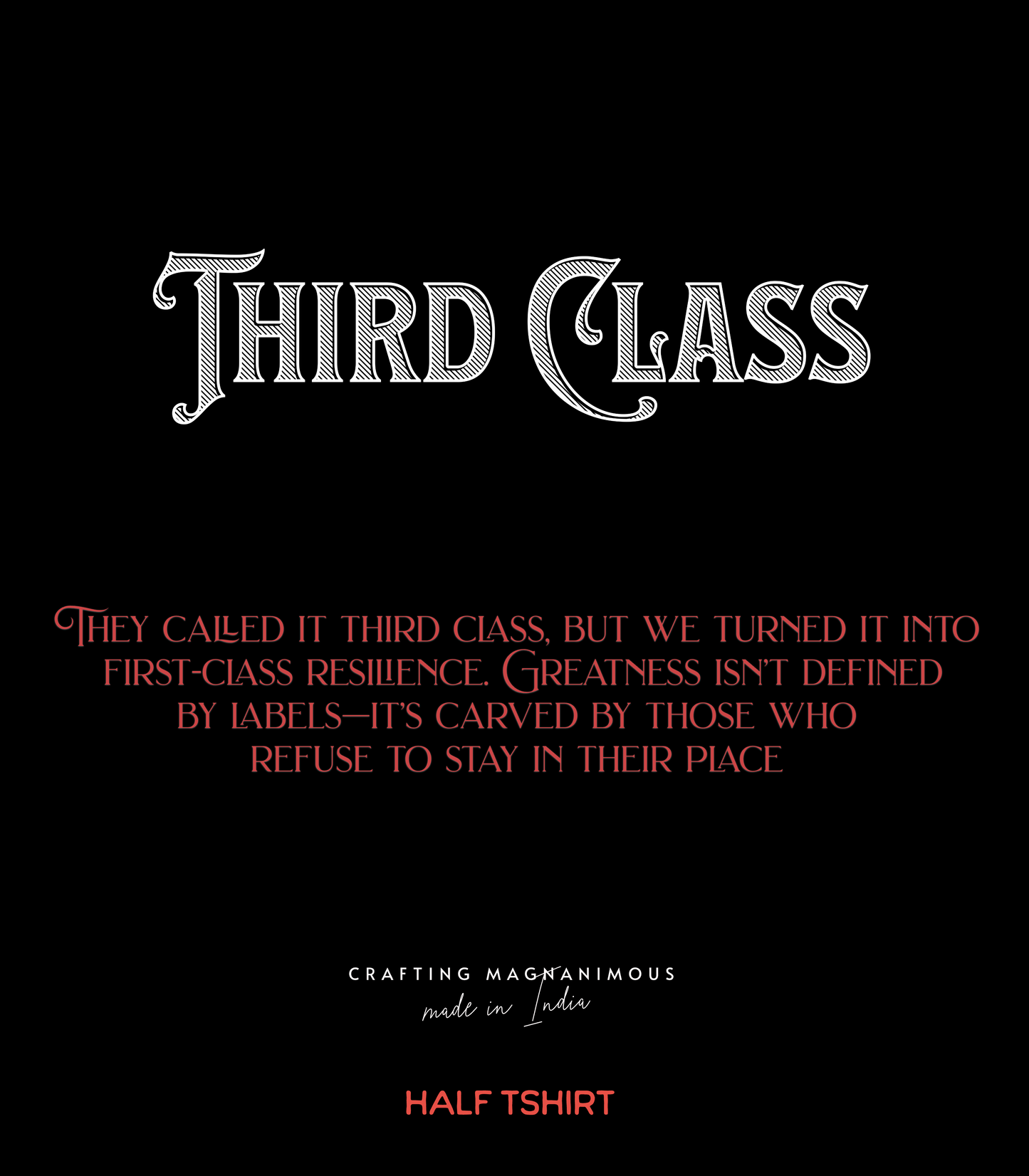 Third Class - The Luxury Paradox ♡ Regular fit tee, White
