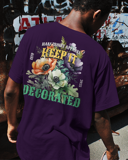 Keep It Decorated | Regular Fit tee ☆ Purple tint