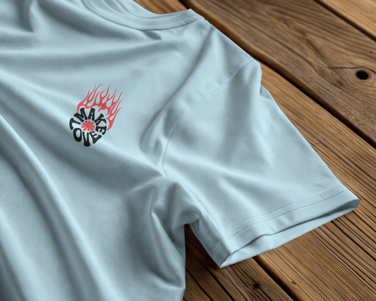 Make Love Burn | Regular Fit ♡ Baby blue colour