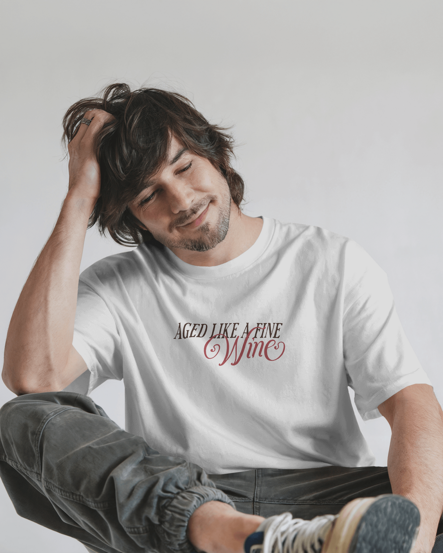 Aged Like a Fine Wine – Timeless Confidence ♤ Regular Fit T-shirt