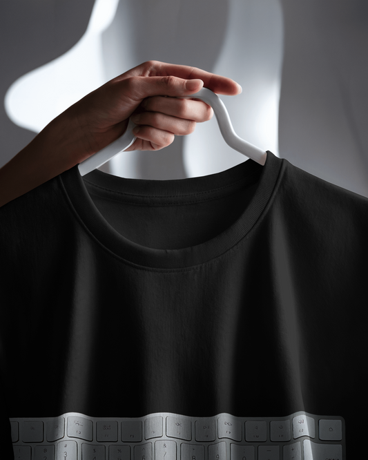 Keyless Chaos – The Distorted Keyboard | Regular fit ▪︎ Black tint