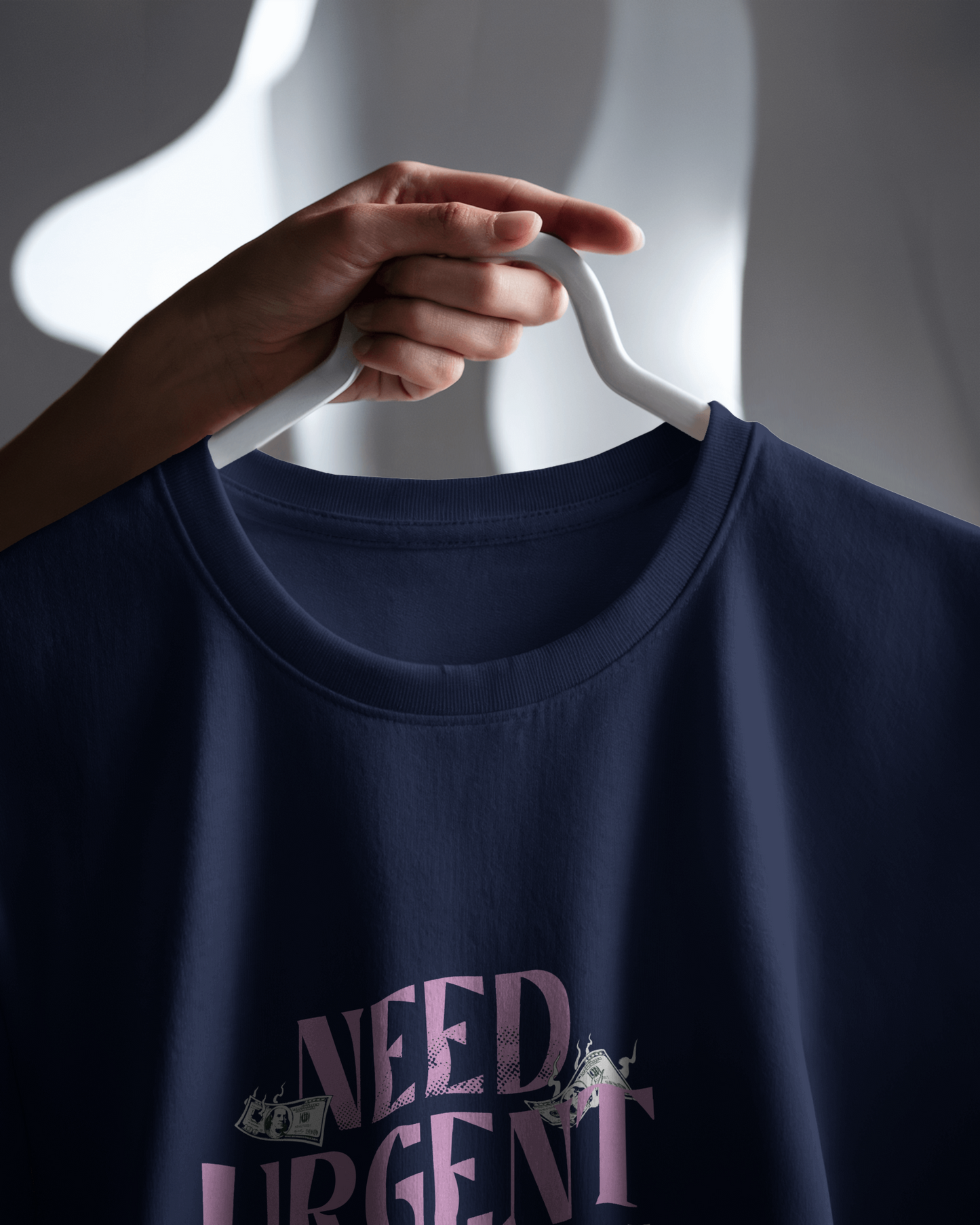 Need Urgent Money | Regular Fit ♡ Navy blue