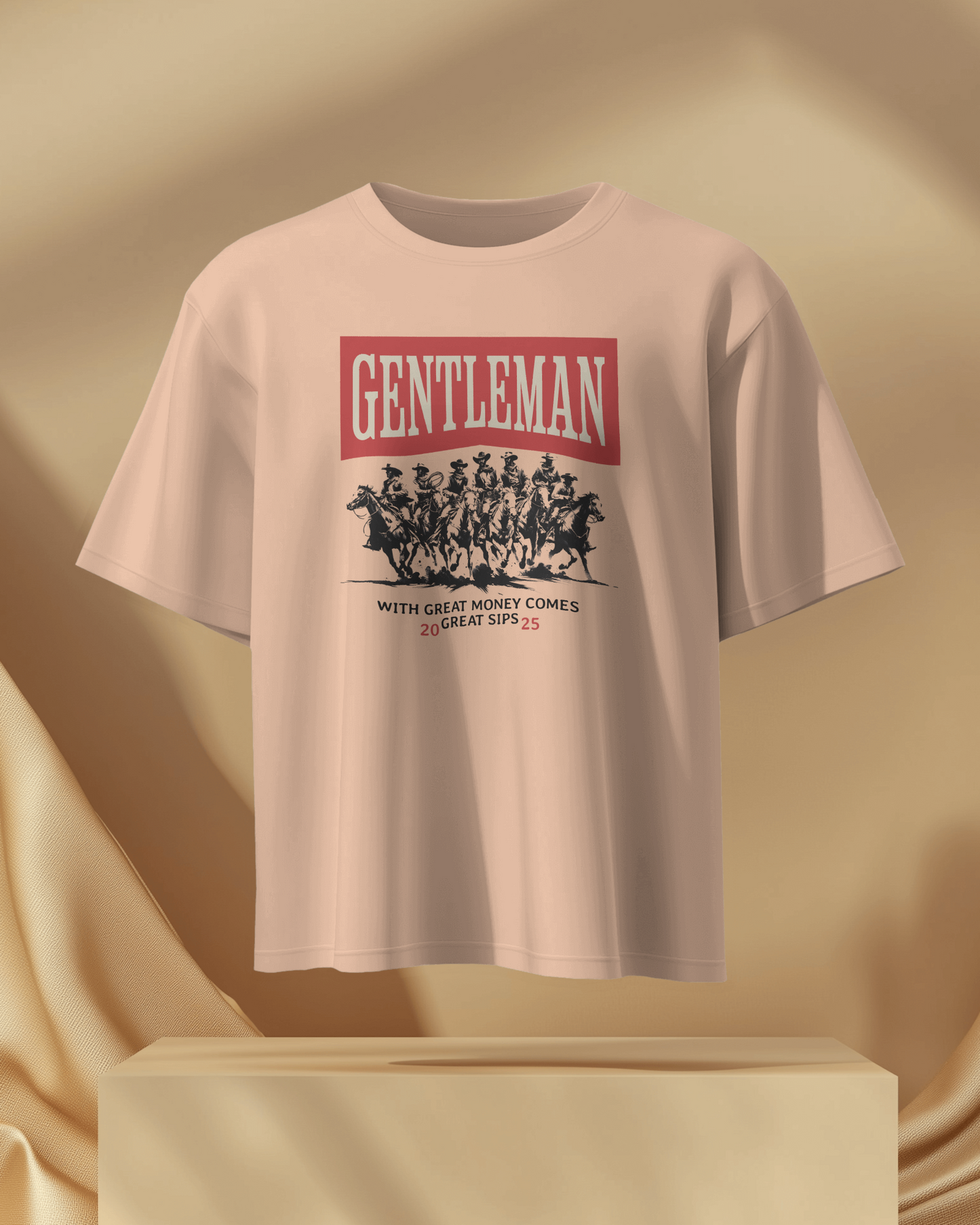 GENTLEMAN'S outlaw - Wild frontier | Regular Fit ☆ Peach color