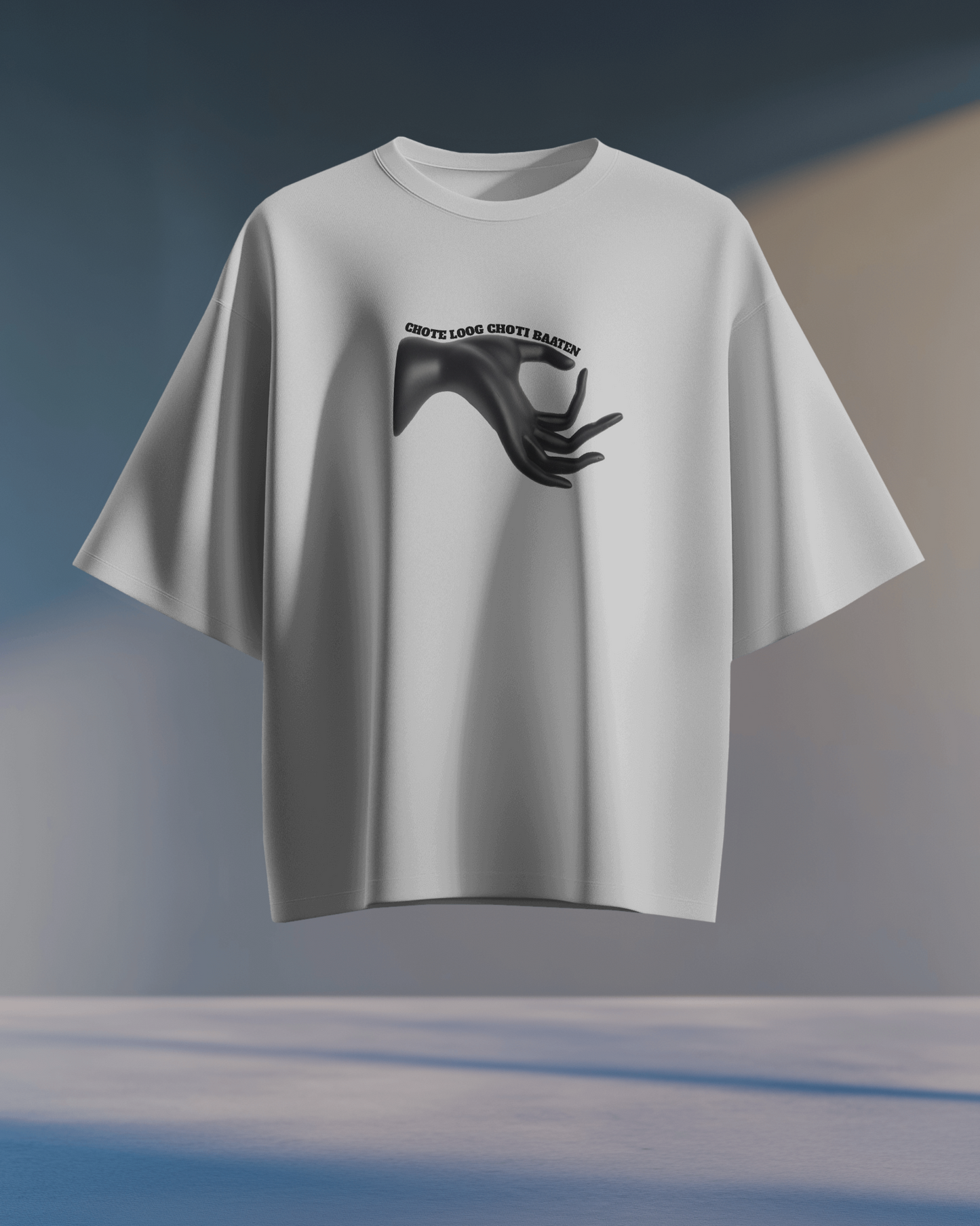 Chote Log, Choti Baaten | Regular Fit tee ♧ White Shade