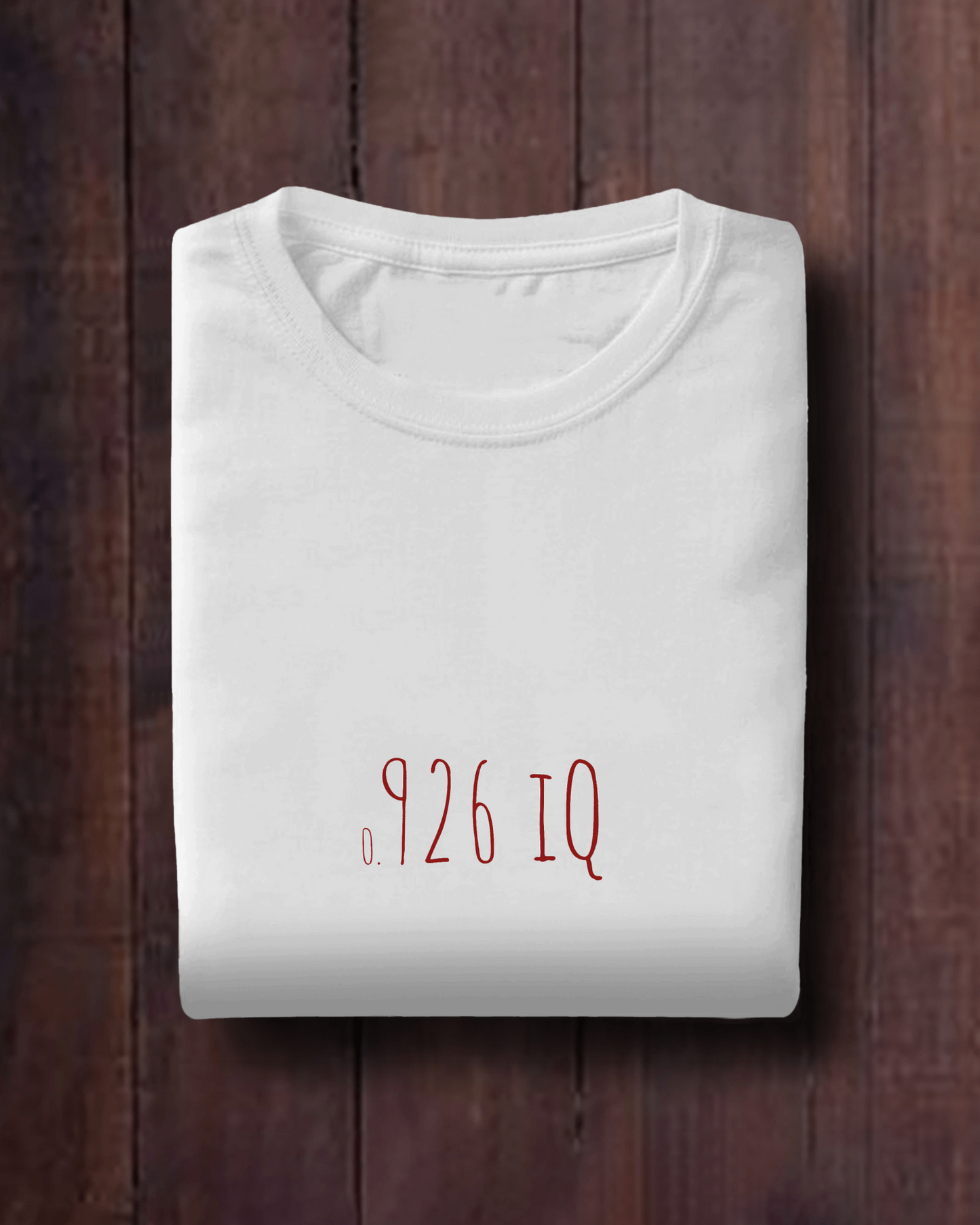 0.926 IQ : The Ultimate Flex | Regular Fit tee ♡ White tint