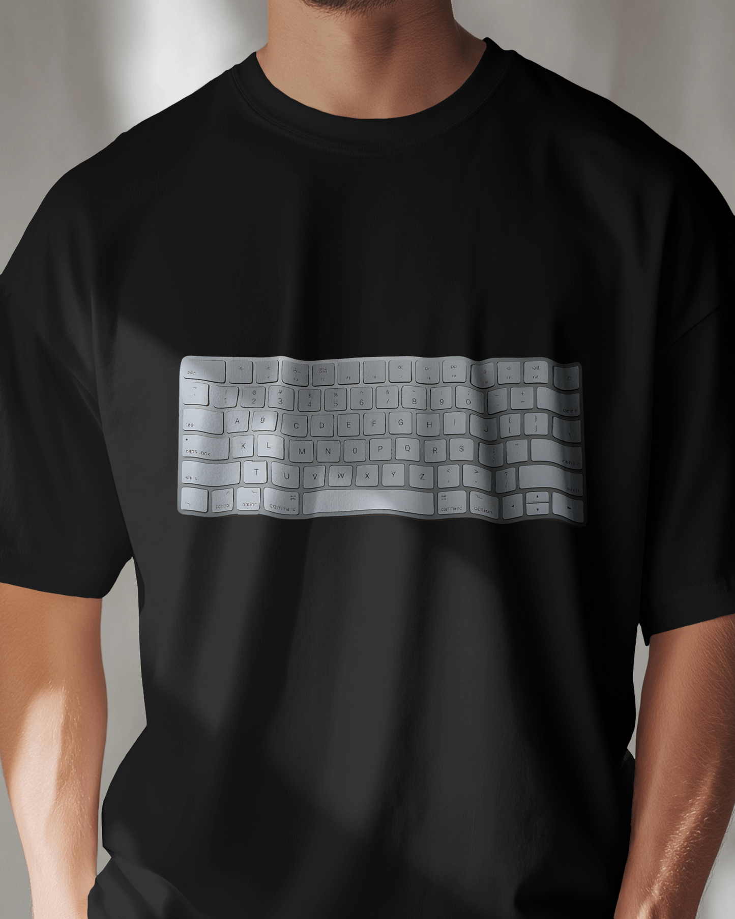 Keyless Chaos – The Distorted Keyboard | Regular fit ▪︎ Black tint