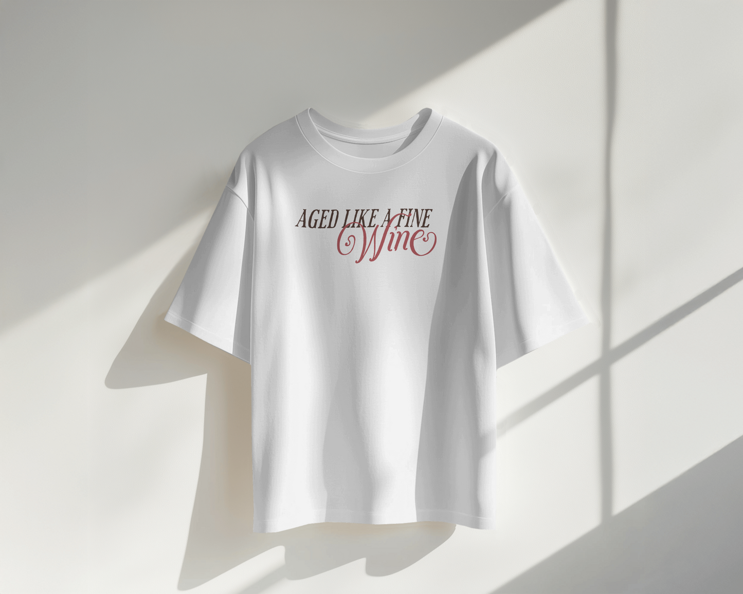 Aged Like a Fine Wine – Timeless Confidence ♤ Regular Fit T-shirt
