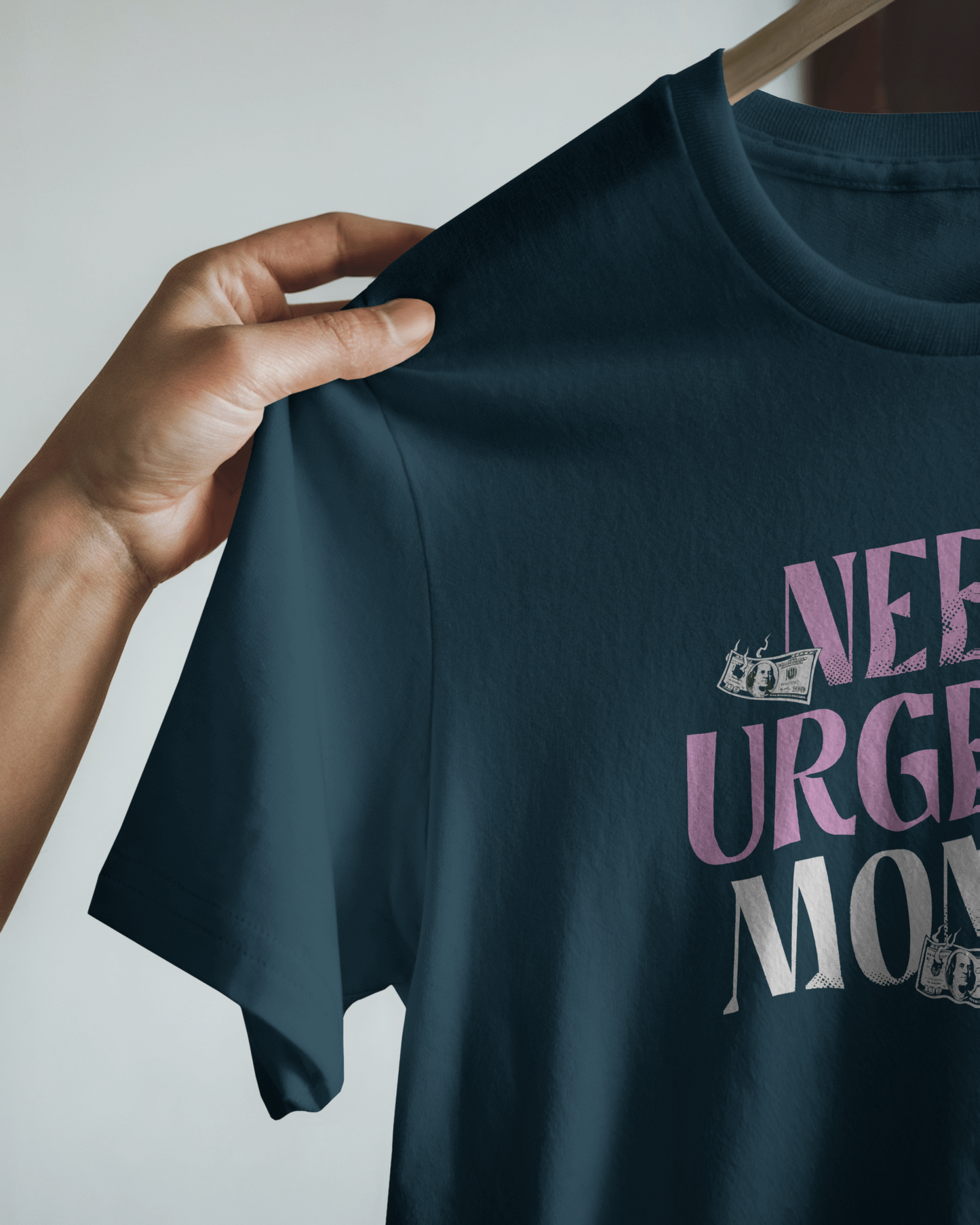 Need Urgent Money | Regular Fit ♡ Petrol blue