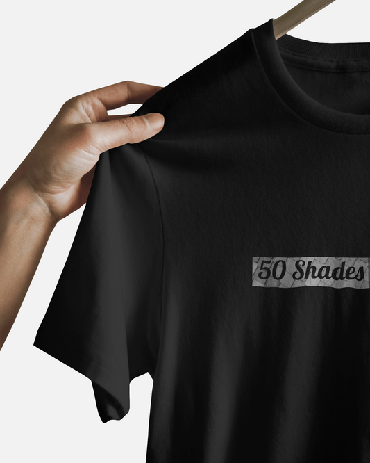 50 Shades of Gr^y | Regular Fit tee ☆ Black tint