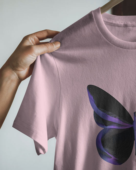 Metamorphosis | Regular Fit T-shirt ♡ Baby pink shade