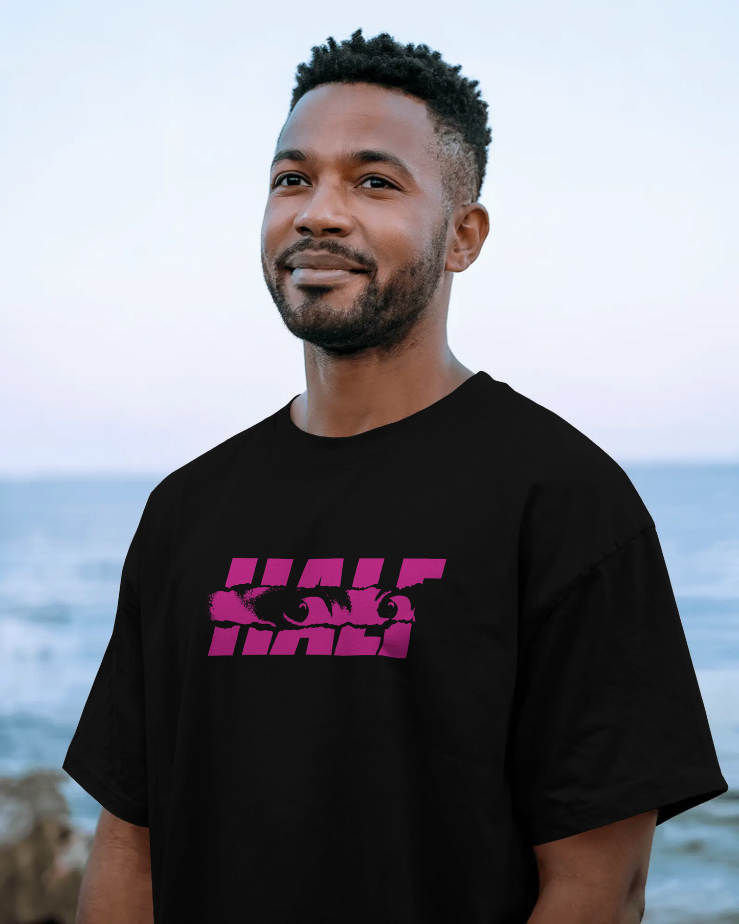 HALF | Regular Fit ☆Black shade