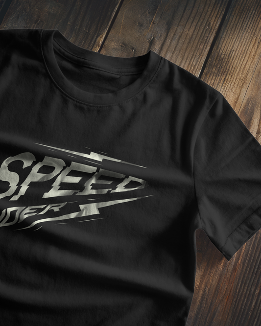 Speed Rider – Velocity Unleashed | Regular Fit, Black