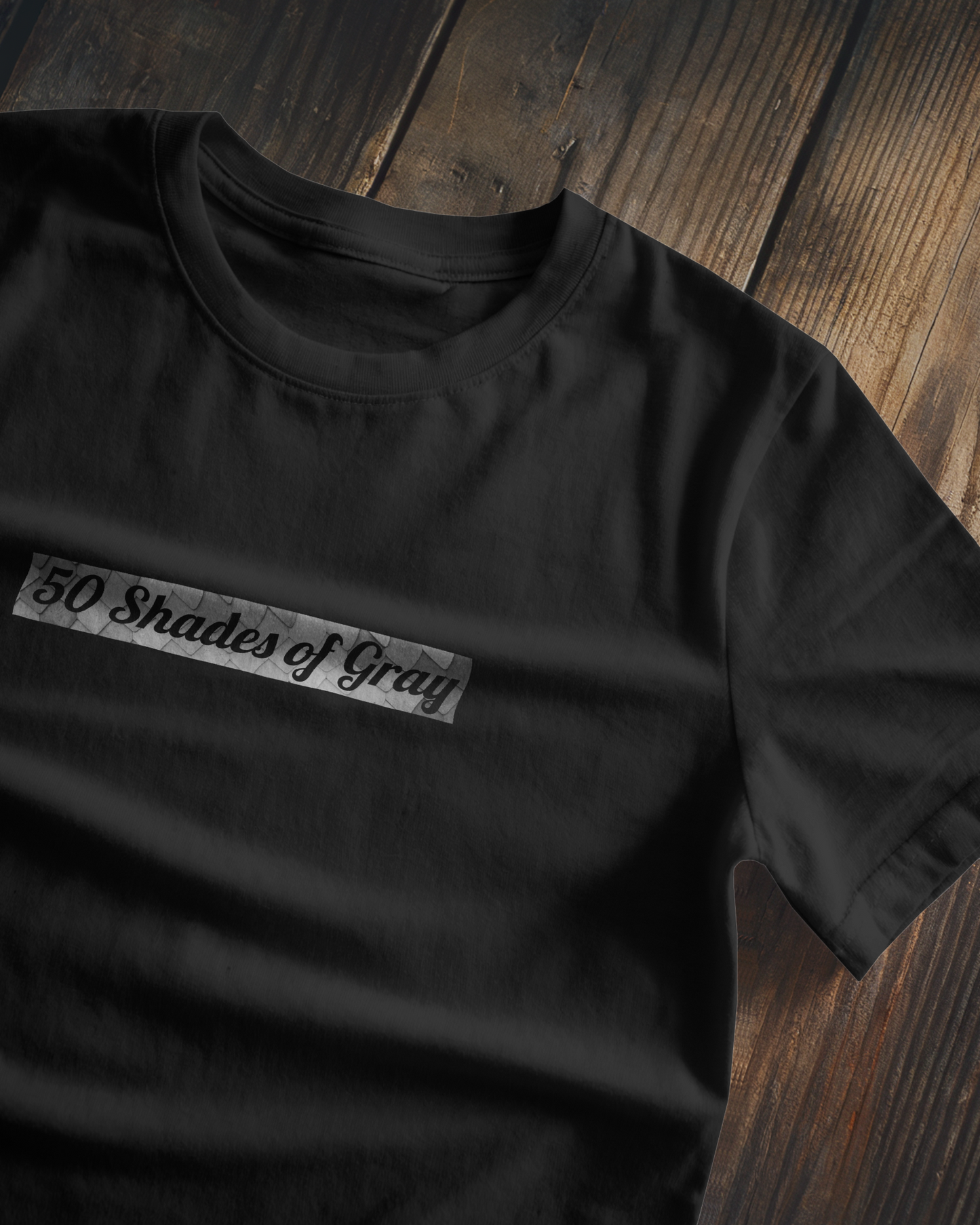 50 Shades of Gr^y | Regular Fit tee ☆ Black tint
