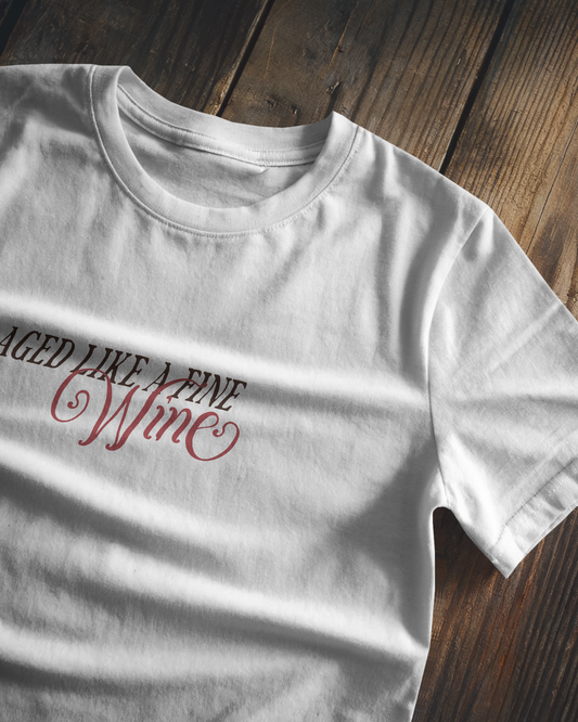 Aged Like a Fine Wine – Timeless Confidence ♤ Regular Fit T-shirt