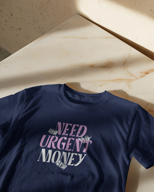 Need Urgent Money | Regular Fit ♡ Navy blue