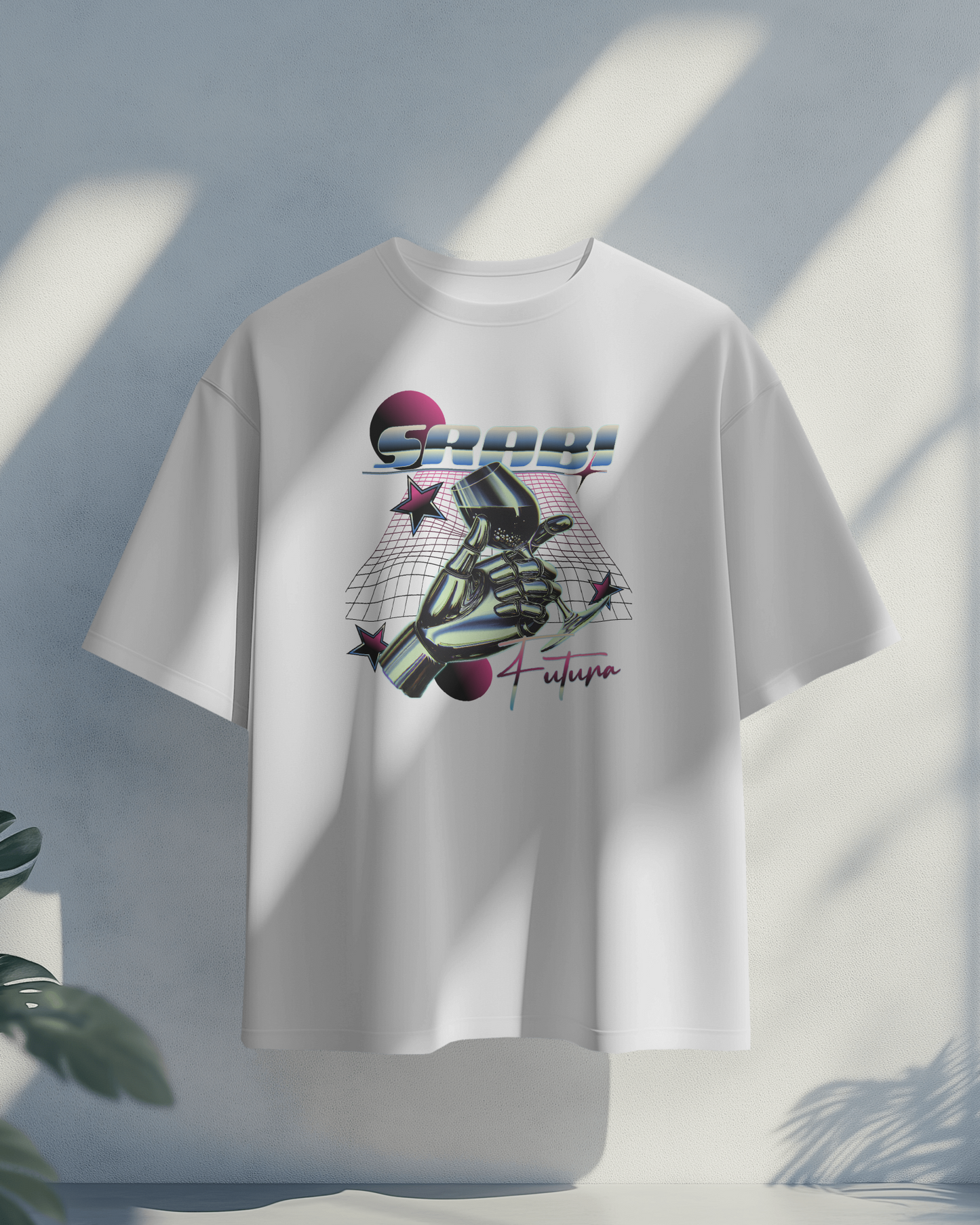 Neon Future Cheers | Regular Fit ☆ White shade