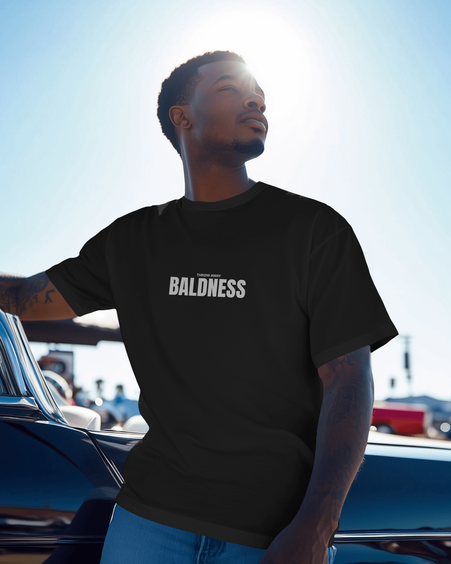 Throw Away Baldness : Confidence Has No Hairline ☆ Regular Fit