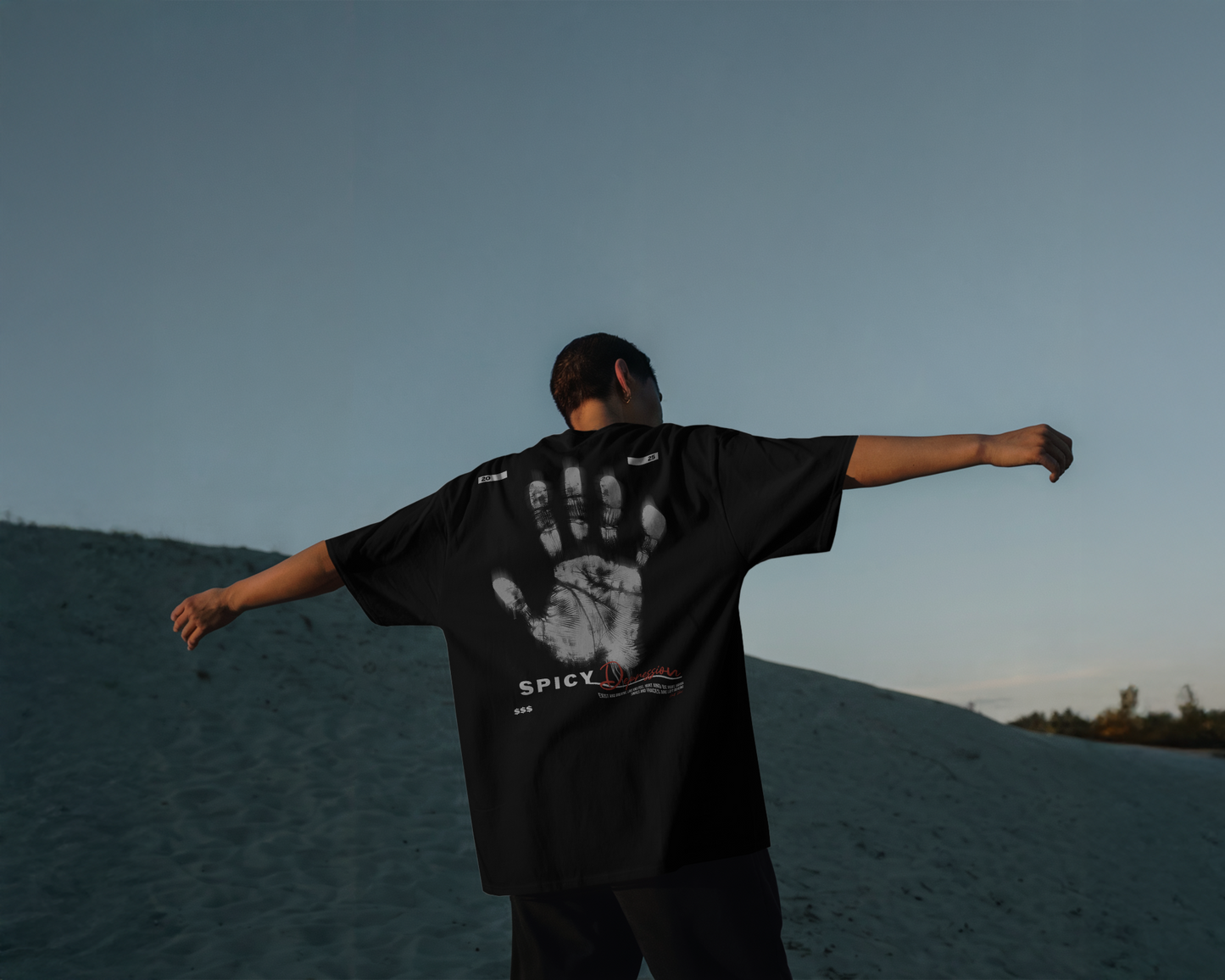 Spicy Depression : Softly Burning | Regular Fit tee ⚡️ Black tint