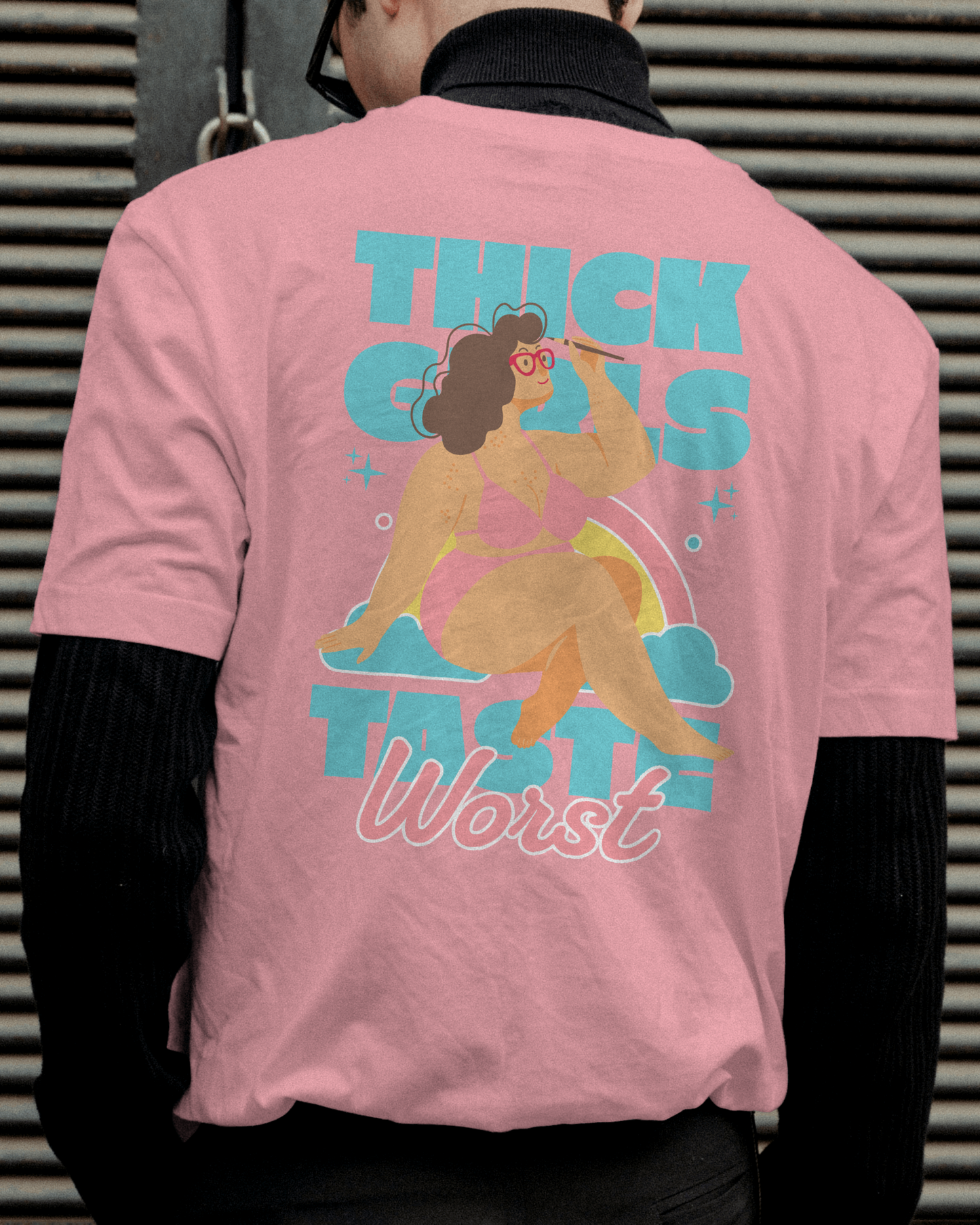 Confidence in Every Curve | Regular fit ☆ Flamingo colour