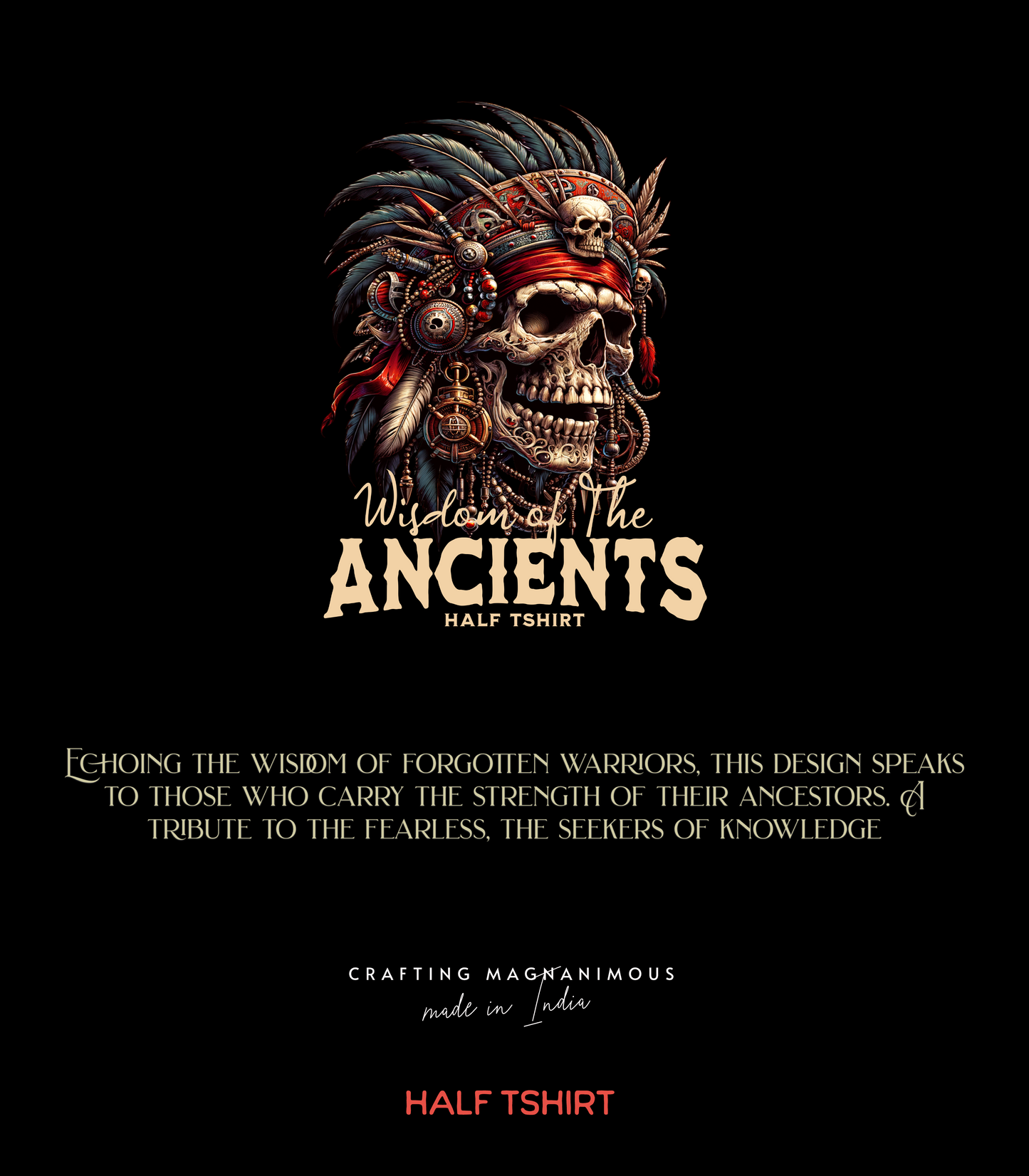 Legacy of the Ancients | Regular Fit ⚡️ Back printed, Black