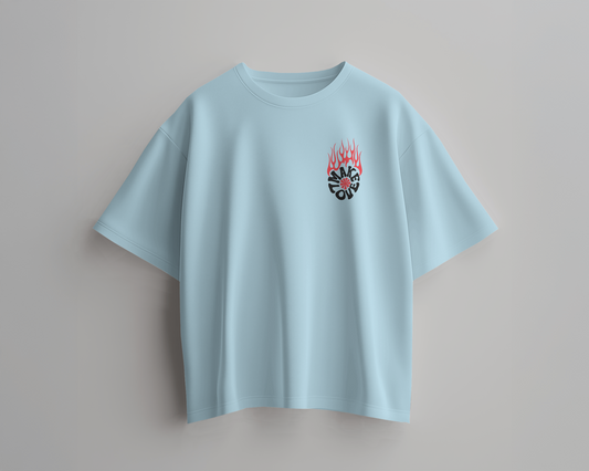 Make Love Burn | Regular Fit ♡ Baby blue colour