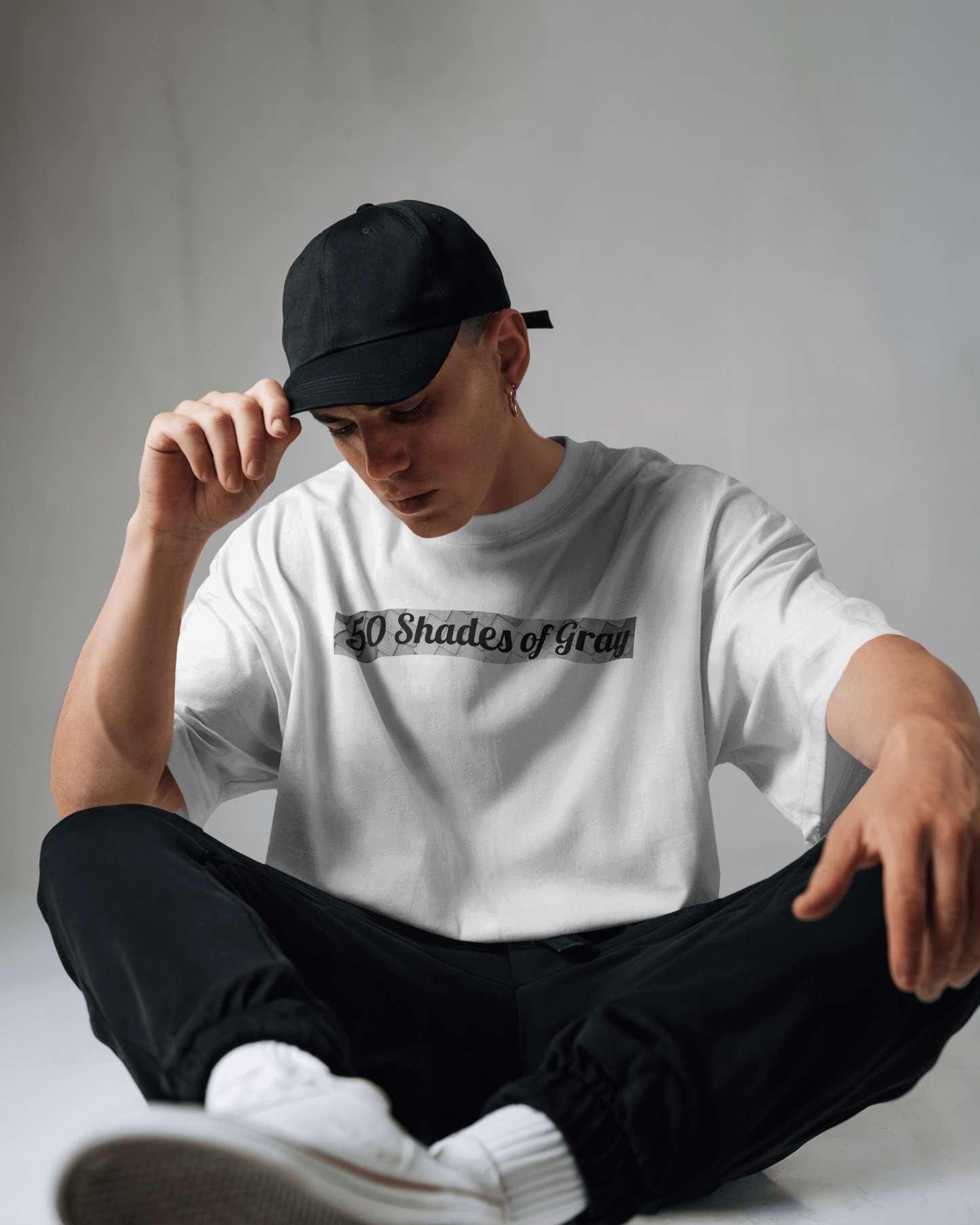 50 Shades of Gr^y | Regular Fit tee ☆ white tint