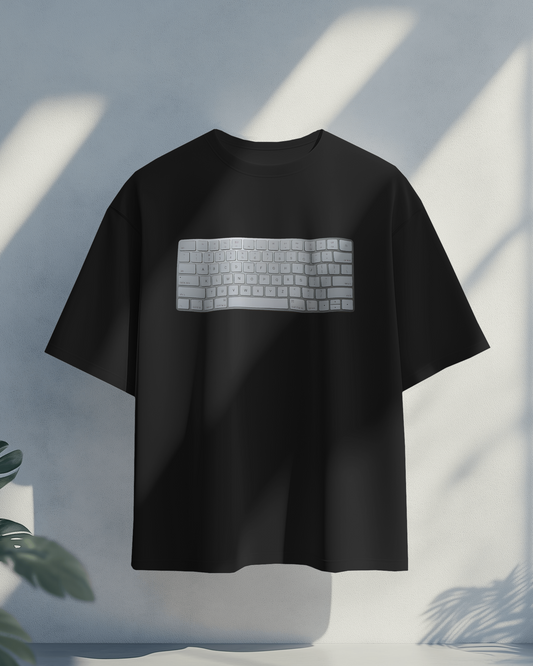 Keyless Chaos – The Distorted Keyboard | Regular fit ▪︎ Black tint