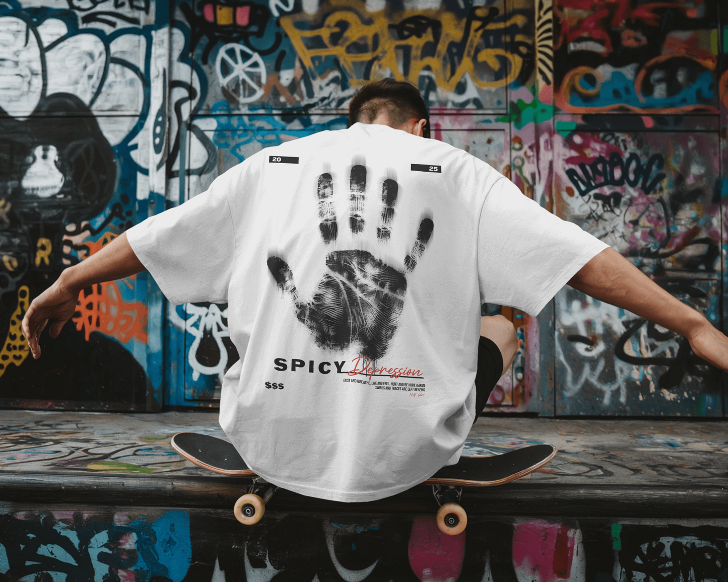 Half Life- The Duality Within | Regular fit | White tint